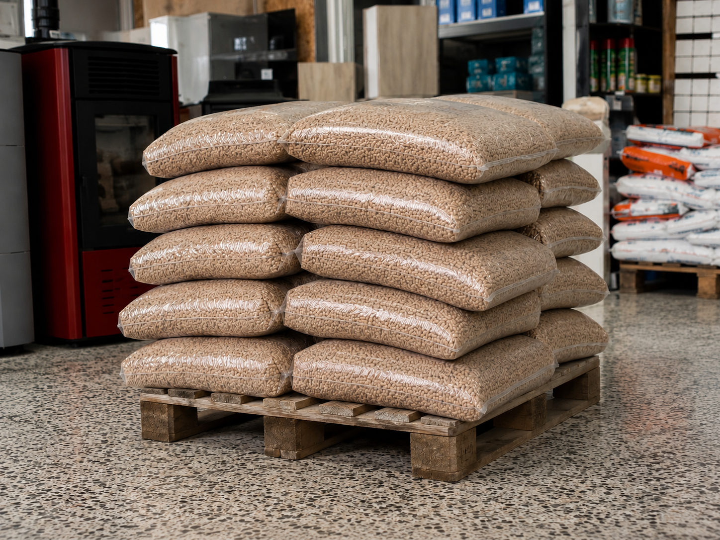 Pellet e prodotti per riscaldamento